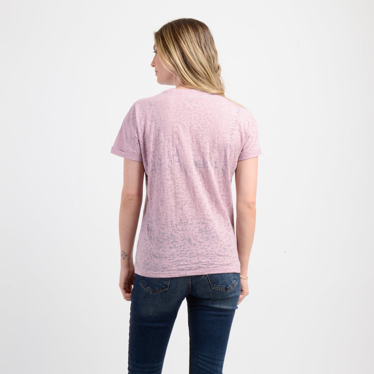 O'NEILL - POLERA MANGA CORTA DITSY  ROSADO