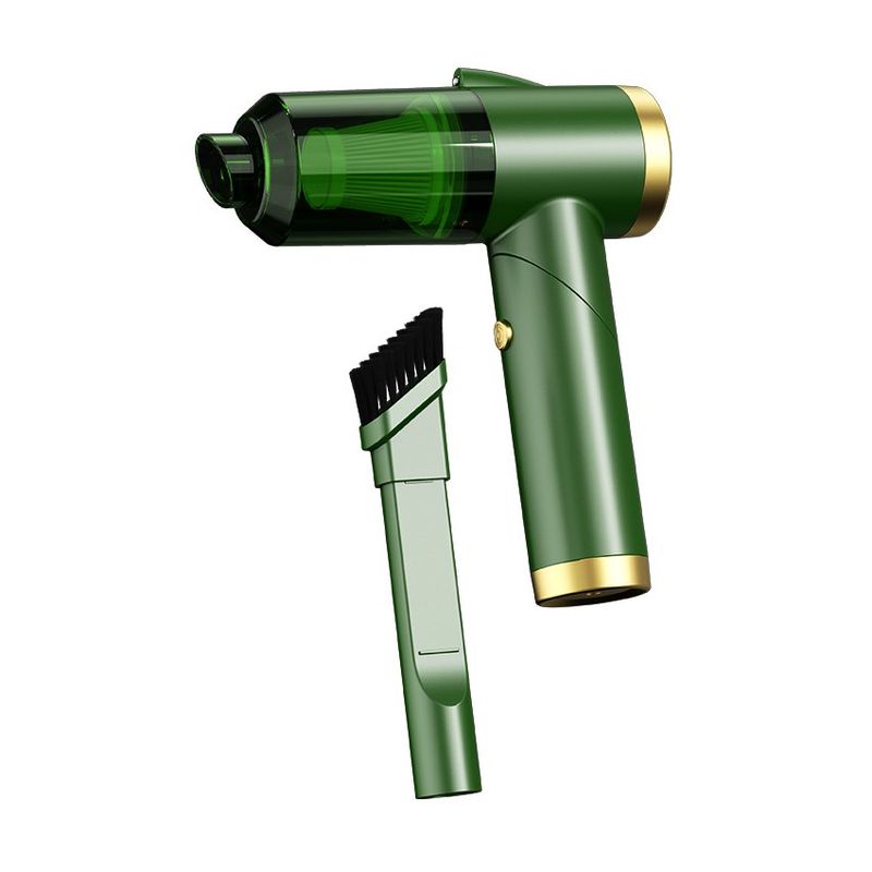 RENVMEXY - Aspirador plegable inalámbrico de succión fuerte 9000pa Verde Oliva