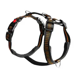 GENERICO - Arnés Anti-tirones Negro Perros Medianos Tracción Talla XS