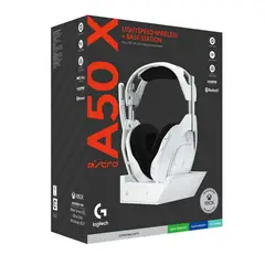 LOGITECH - Audífonos Inalámbricos G Astro A50 X Gaming Blanco