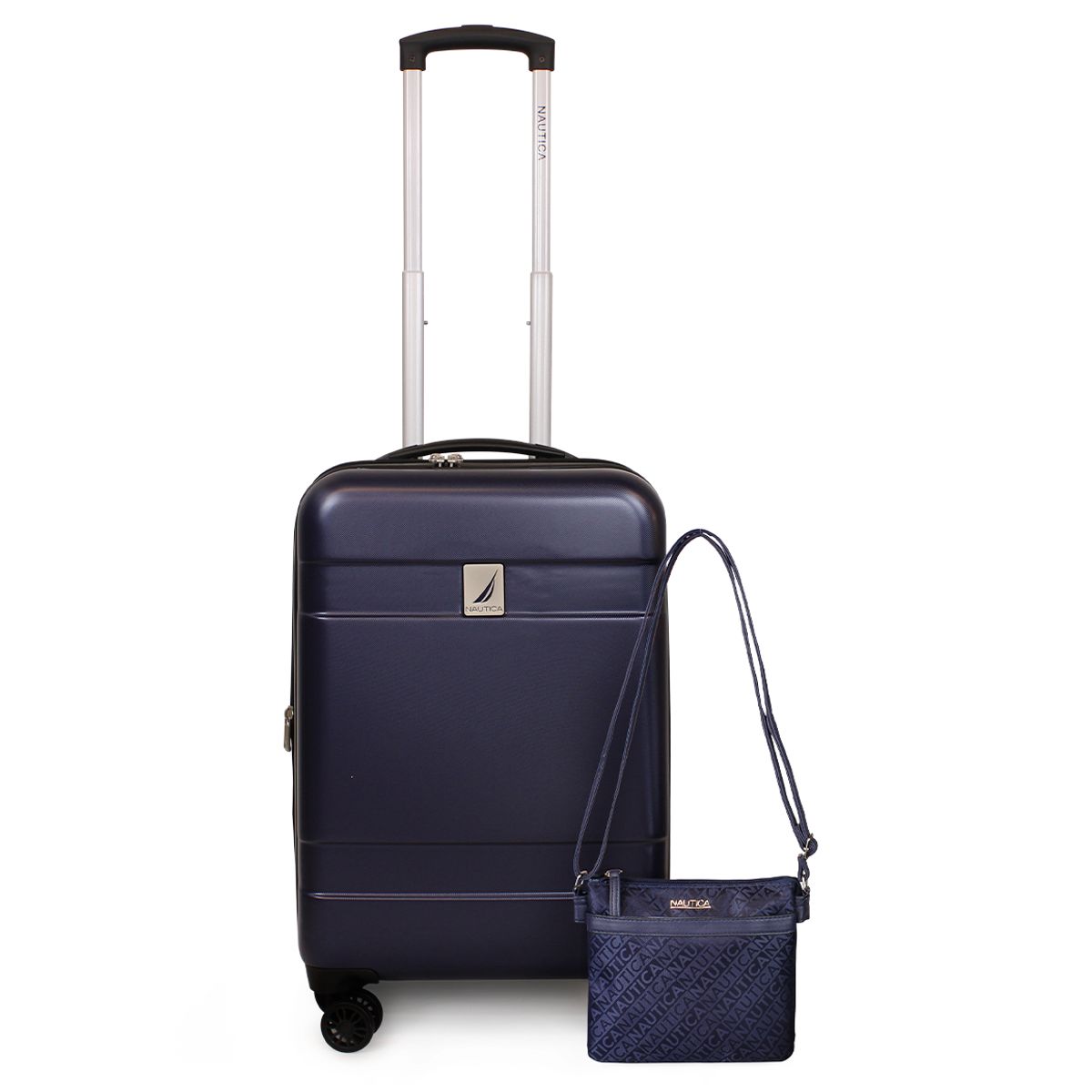 NAUTICA - Pack Maleta cabina Bora 10kg azul + Cartera Leeway Nautica
