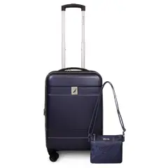 NAUTICA - Pack Maleta cabina Bora 10kg azul + Cartera Leeway
