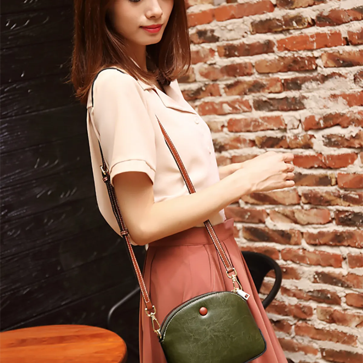 PUREPOWER - Bolsos Bandolera De Piel Para Mujer A La Moda Para Axilas