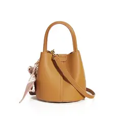PUREPOWER - Bolso bandolera de piel auténtica