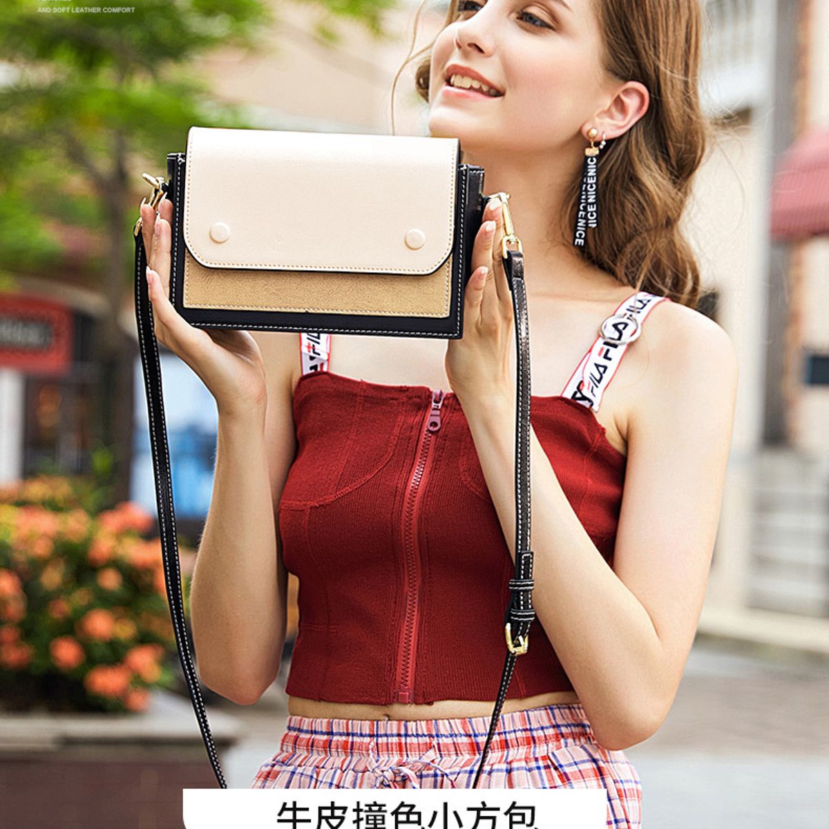 PUREPOWER - Bolso de hombro Bolso bandolera de moda versátil