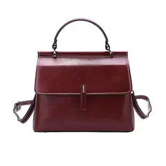 PUREPOWER - Bolsos vintage para mujer Bolso bandolera de cuero