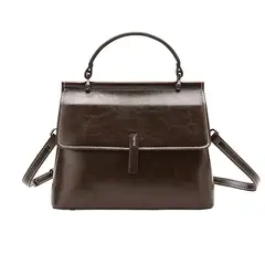 PUREPOWER - Bolsos vintage para mujer Bolso bandolera de cuero