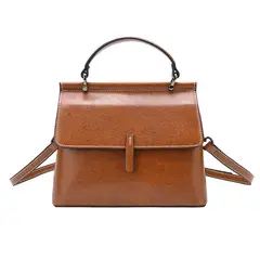 PUREPOWER - Bolsos vintage para mujer Bolso bandolera de cuero