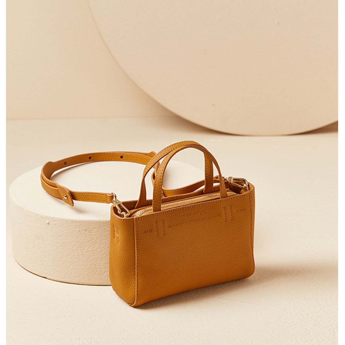 PUREPOWER - Bolso bandolera para mujer en piel auténtica