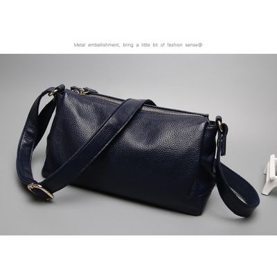 Imagen 2 del producto Bolso bandolera de cuero genuino para mujer nuevo estilo de verano-