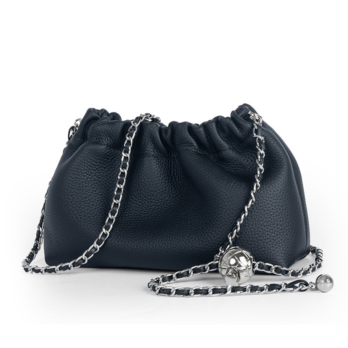 PUREPOWER - Bolso bandolera pequeño de mujer con cadena de piel