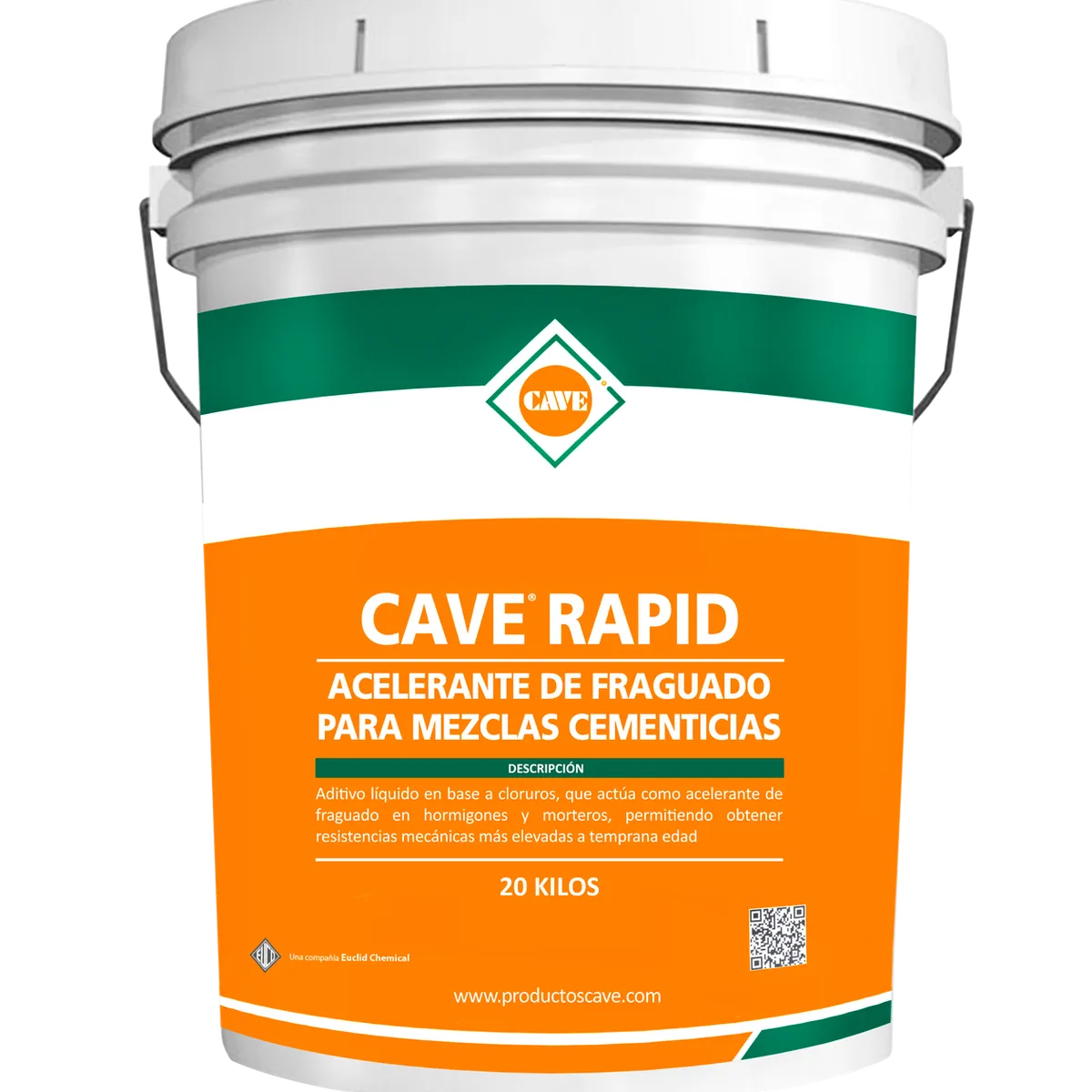 CAVE - CAVE RAPID - Acelerante de fraguado para mezclas cementicias 20Kg