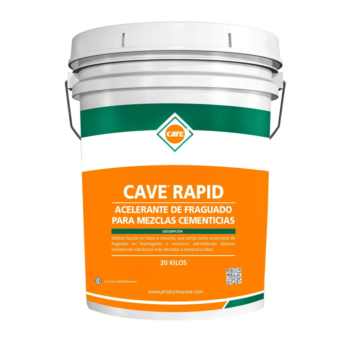 CAVE - CAVE RAPID - Acelerante de fraguado para mezclas cementicias 20Kg