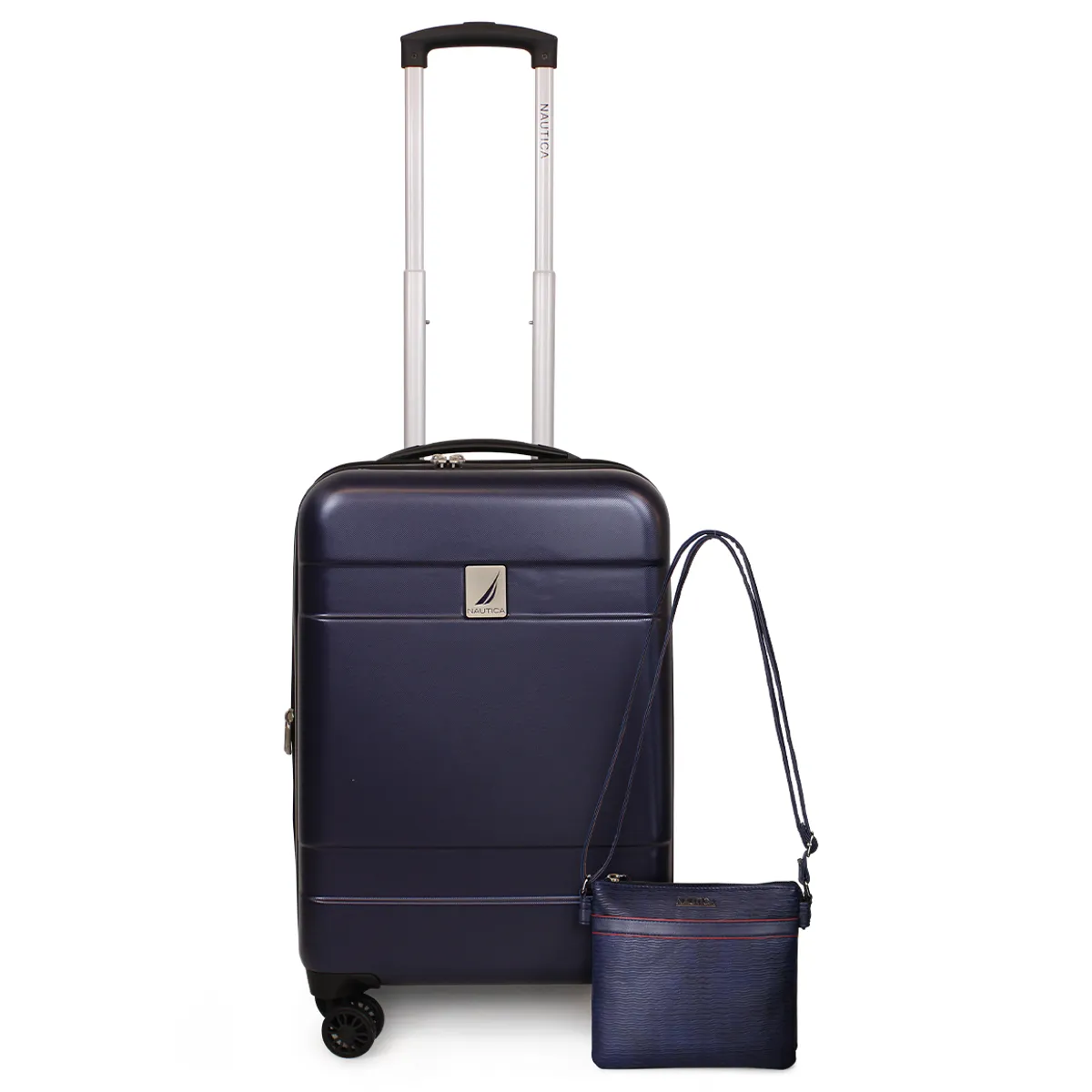 NAUTICA - Pack Maleta cabina Bora 10kg + Cartera Leeway azul Nautica