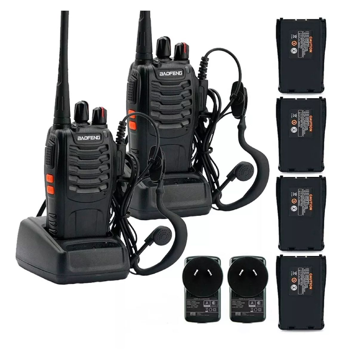 GENERICO - Walkie-talkie Baofeng BF-888S color negro 220V