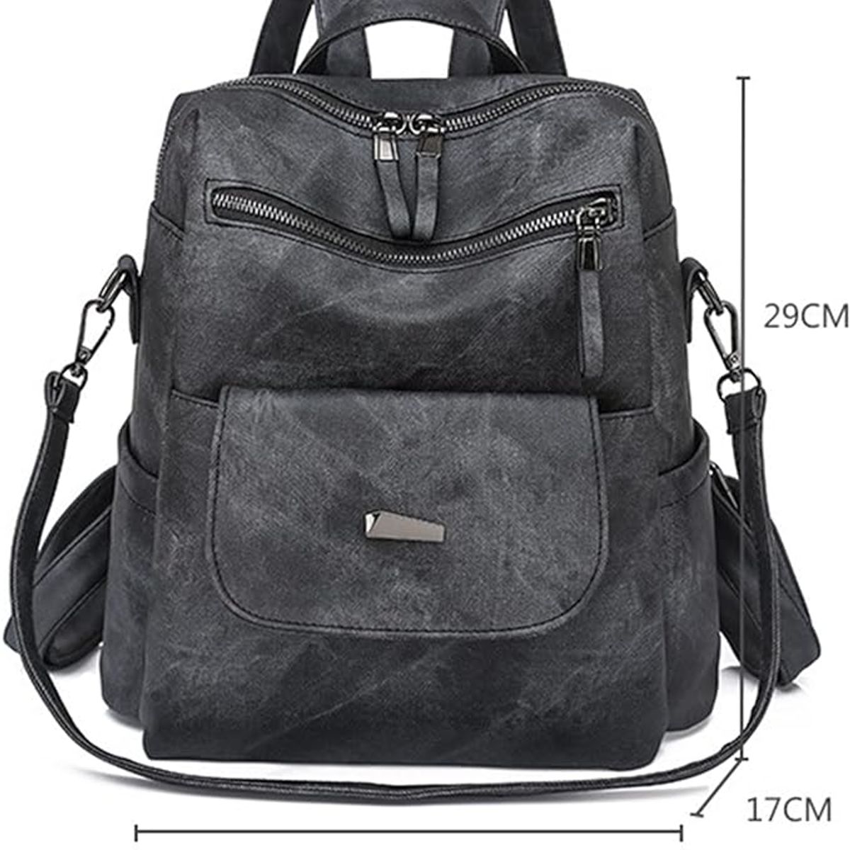 PUREPOWER - Mochila Para Mujer Moderna De Piel Sintética Informal De