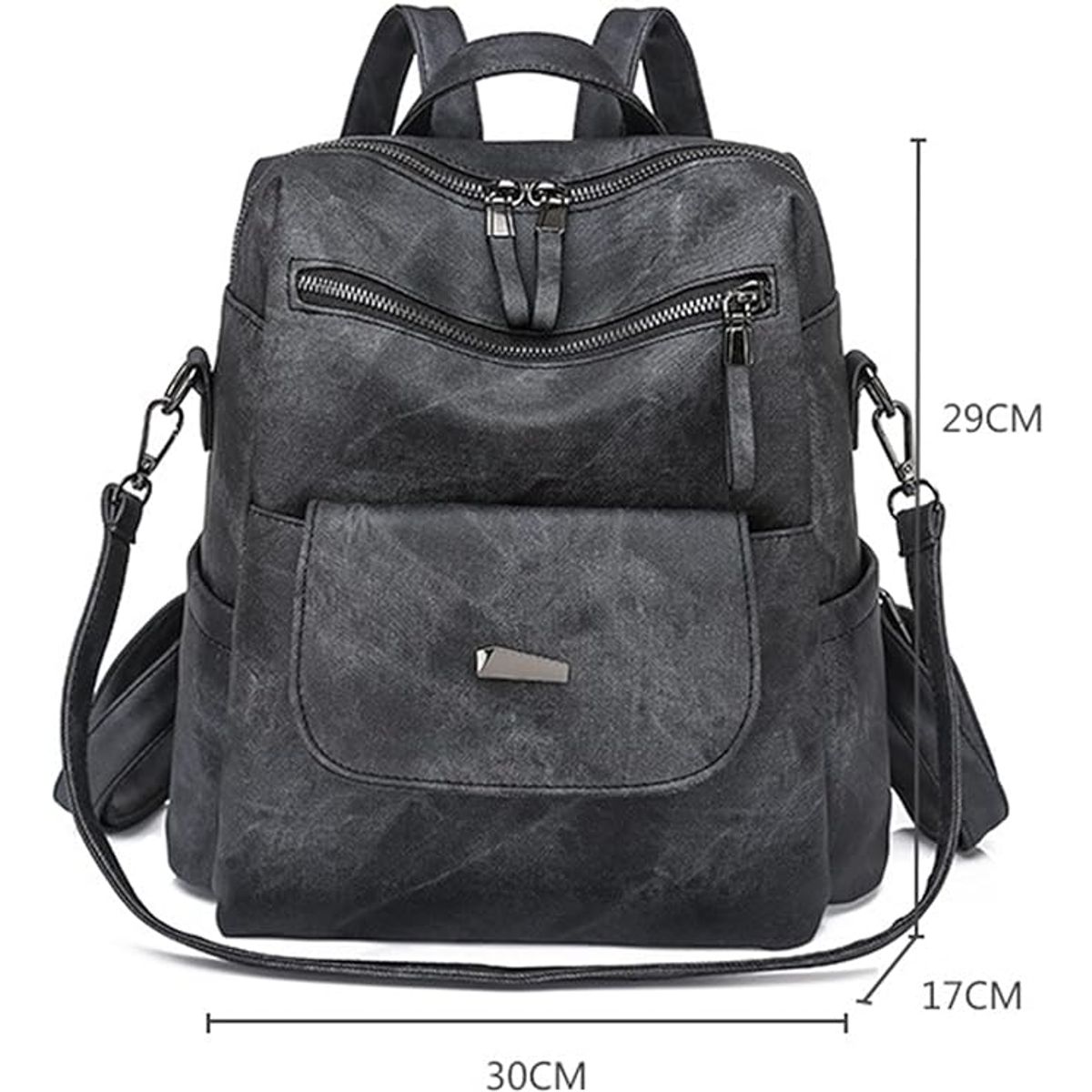 PUREPOWER - Mochila Para Mujer Moderna De Piel Sintética Informal De