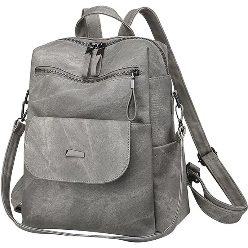 PUREPOWER - Mochila Para Mujer Moderna De Piel Sintética Informal De