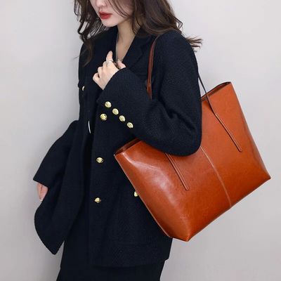 Imagen 2 del producto Bolso de hombro de moda de cuero genuino para mujer