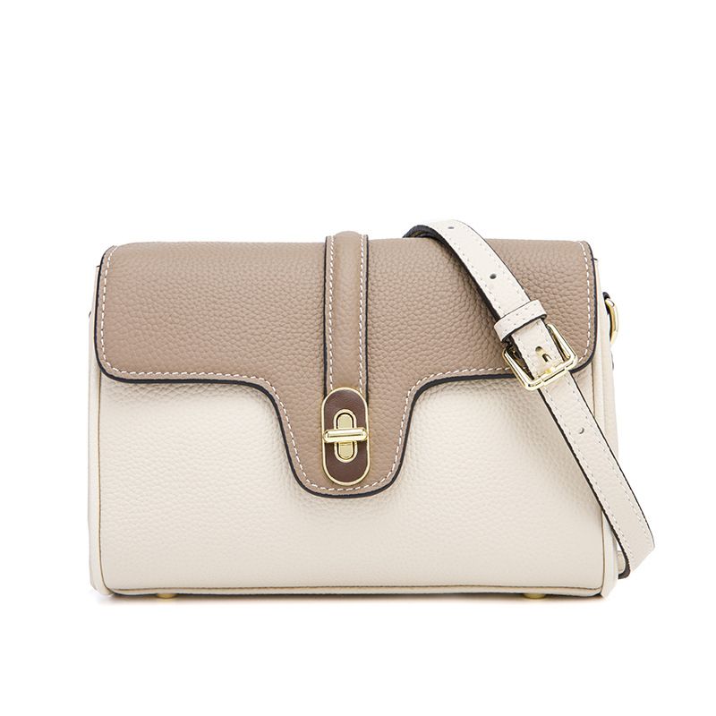PUREPOWER - Bolsa pequena quadrada de couro genuíno bolsa crossbody de ombro