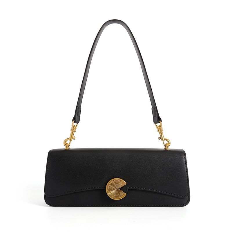 PUREPOWER - Bolso de hombro de cuero genuino para mujer