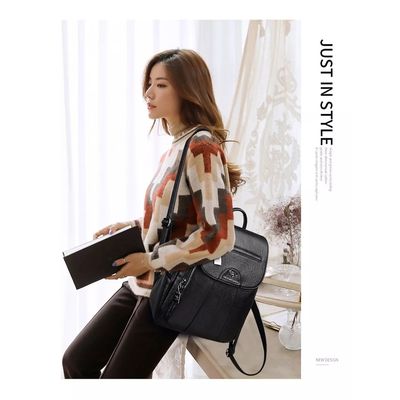 Imagen 2 del producto Mochilas De Cuero De Alta Calidad Para Mujer Vintage