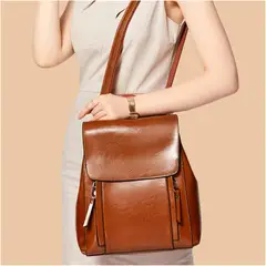 PUREPOWER - Mochilas De Piel Para Mujer Mochila Vintage