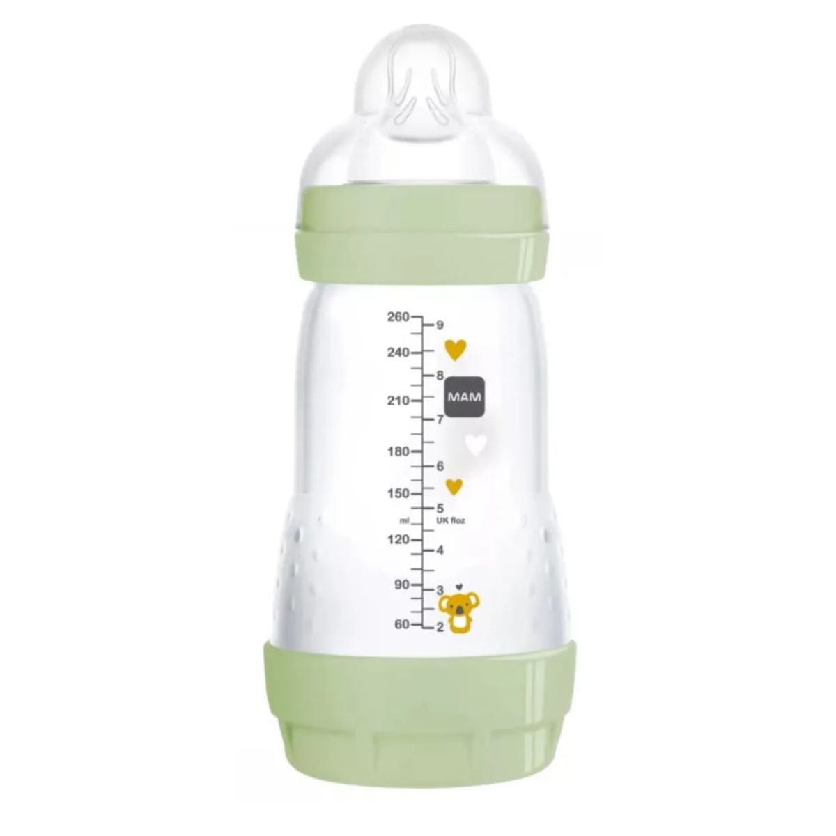 MAM - Mamadera MAM 2 Meses+ Easy Start Anti-Colic 260ml Verde