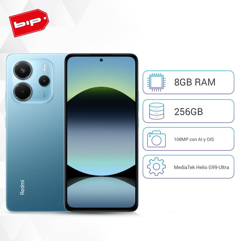 XIAOMI - Redmi Note 14 Ocean Blue 8GB+ 256GB - Nuevo