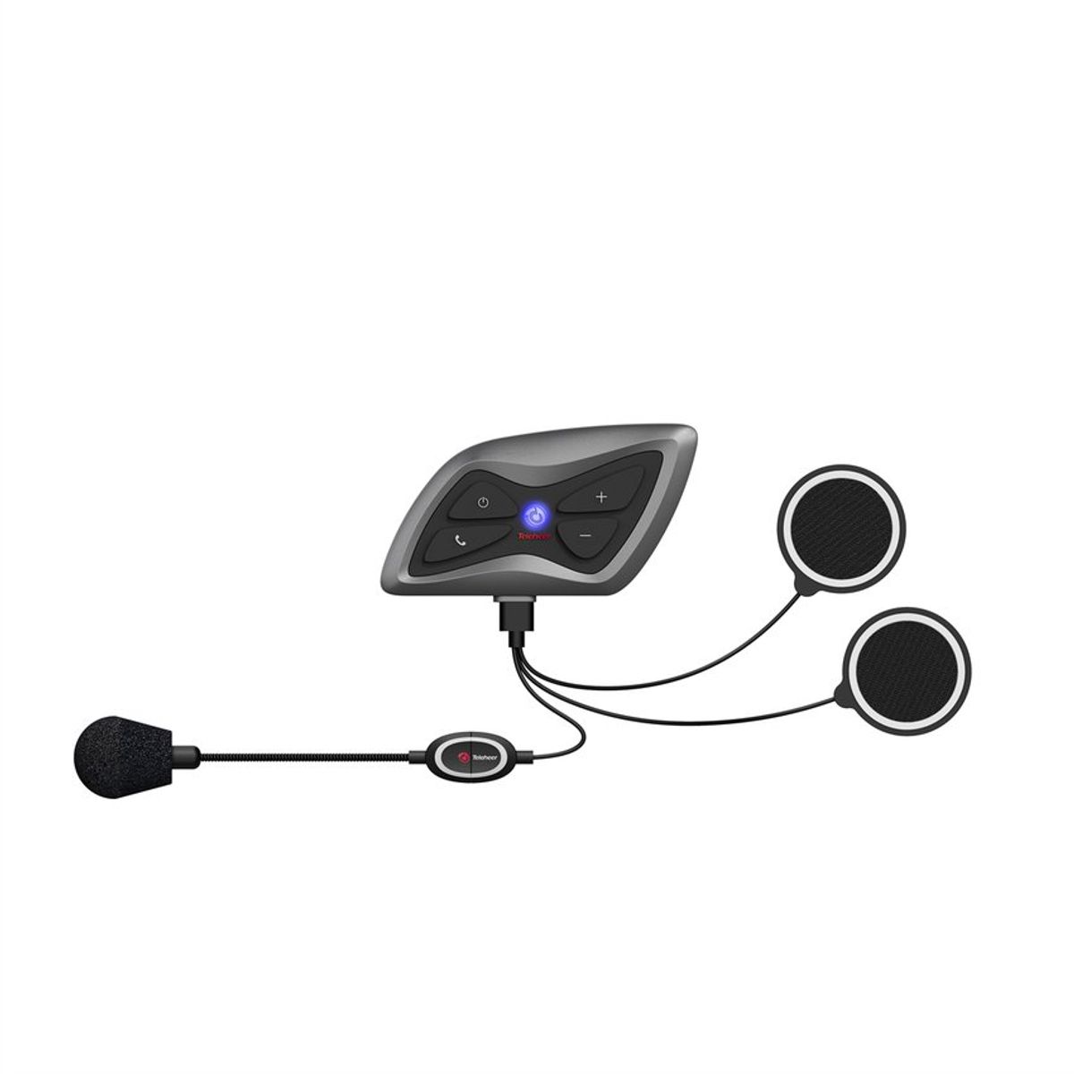 RENVMEXY - Casco De Moto Intercomunicador Audífonos De ConduccióNx2