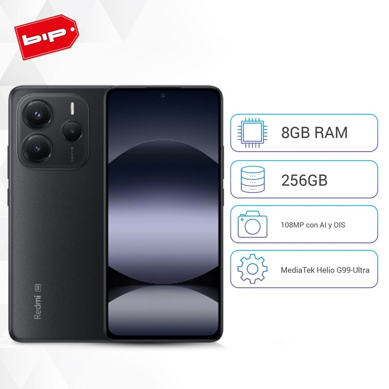 XIAOMI - Redmi Note 14 Midnight Black 8GB+ 256GB - Nuevo