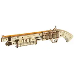 ROBOTIME - Puzzle 3D Escopeta Mecánica de Madera Terminator M870