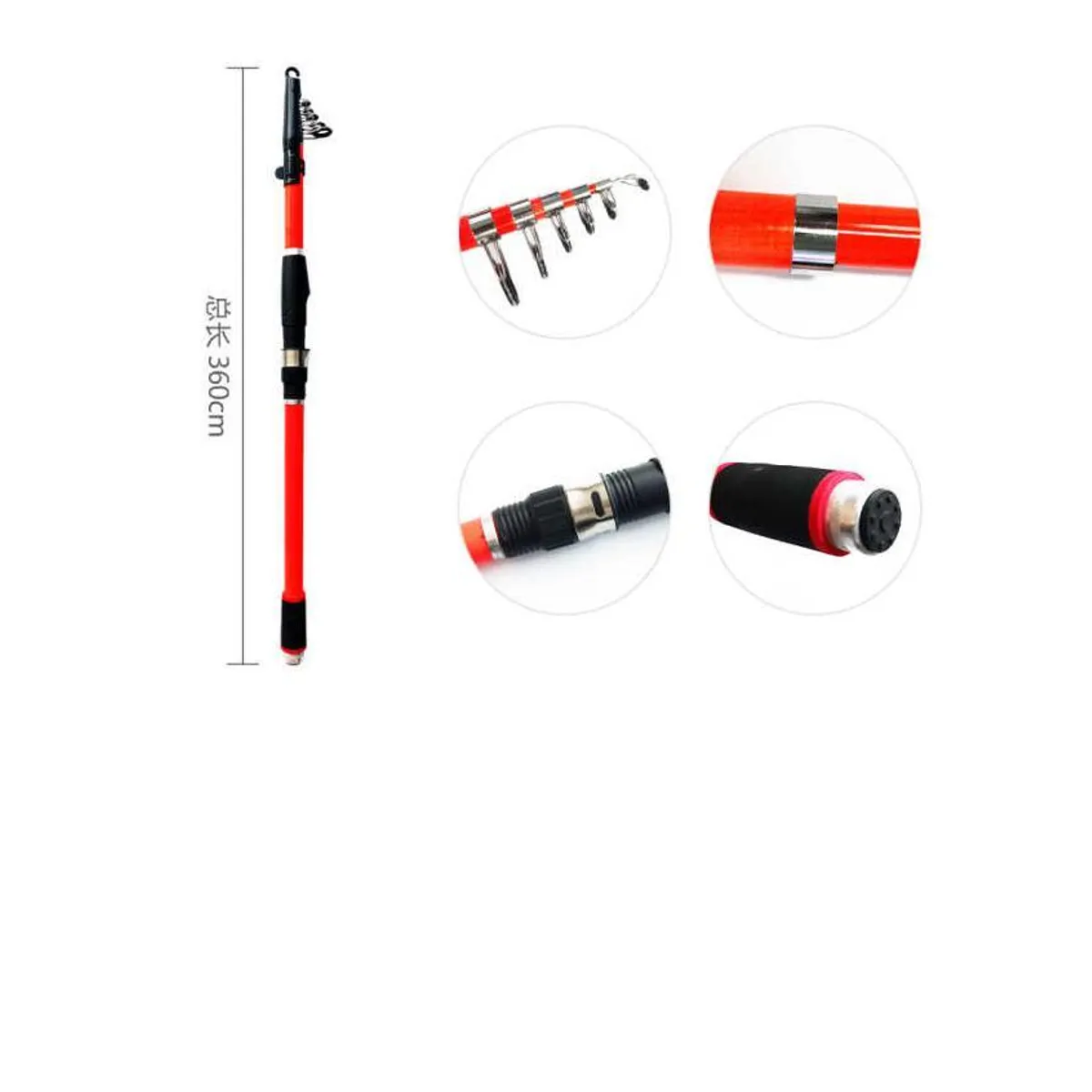 GENERICO - Caña Fibra para pescar