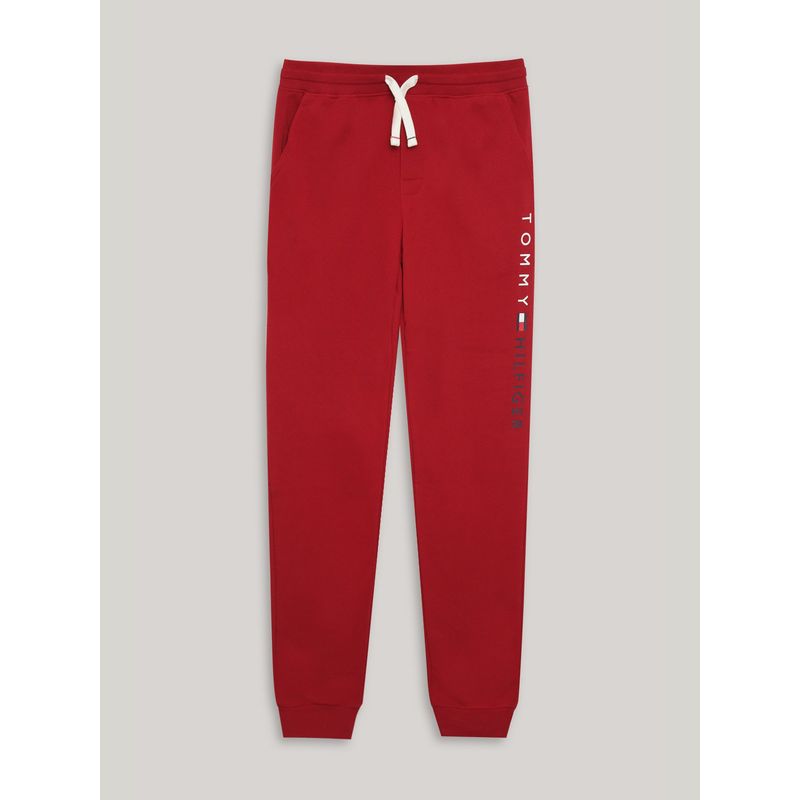 TOMMY HILFIGER - Jogger De Niño Solid Con Logo Estampado Rojo Tommy Hilfiger