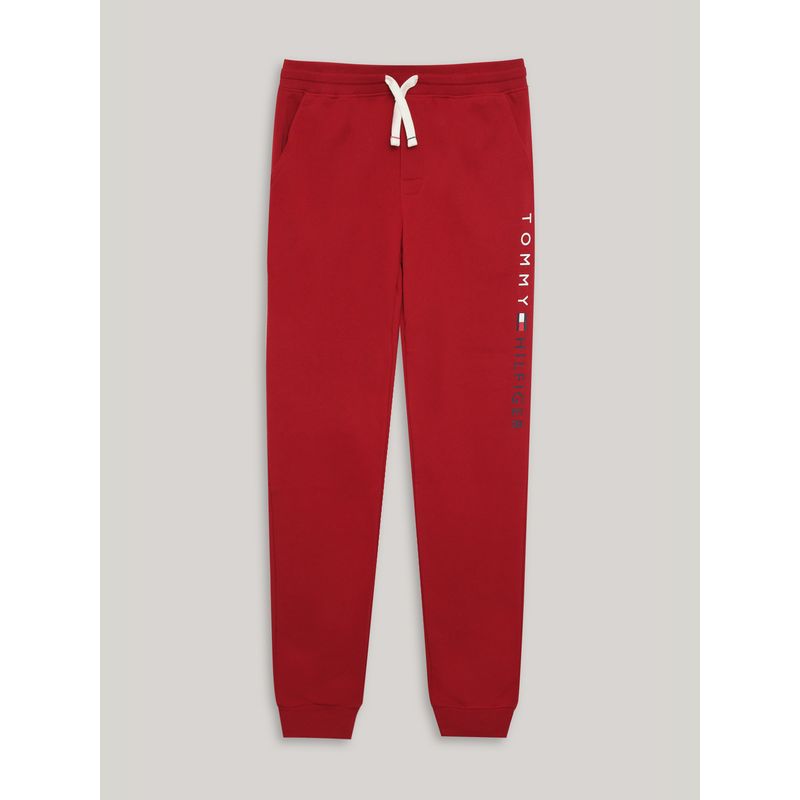 TOMMY HILFIGER - Jogger De Niño Solid Con Logo Estampado Rojo Tommy Hilfiger