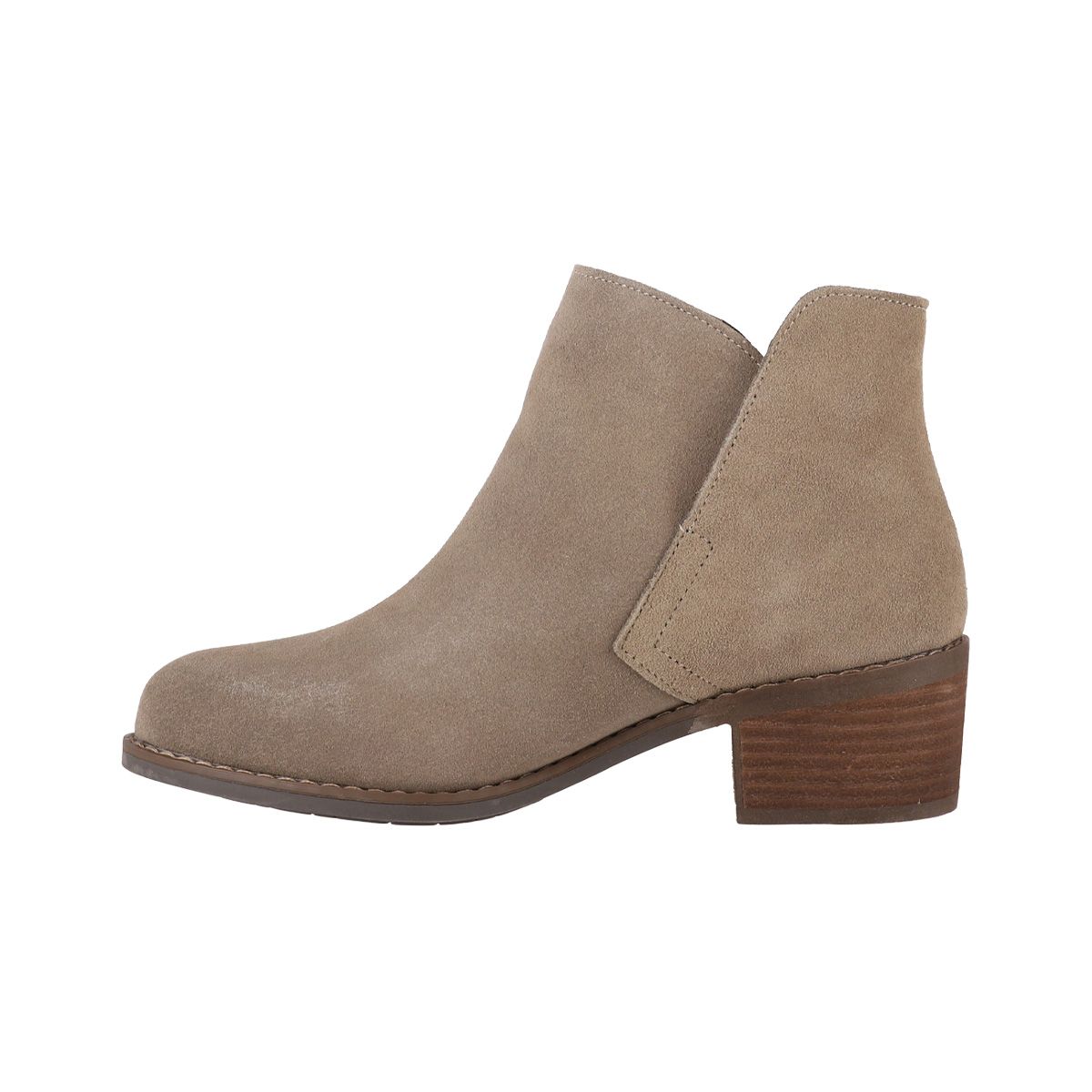 BAMERS - Botines Mujer Bamers Greta Cuero Taupe