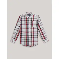 TOMMY HILFIGER - Camisa De Niño Con Estampado De Cuadros Multicolor