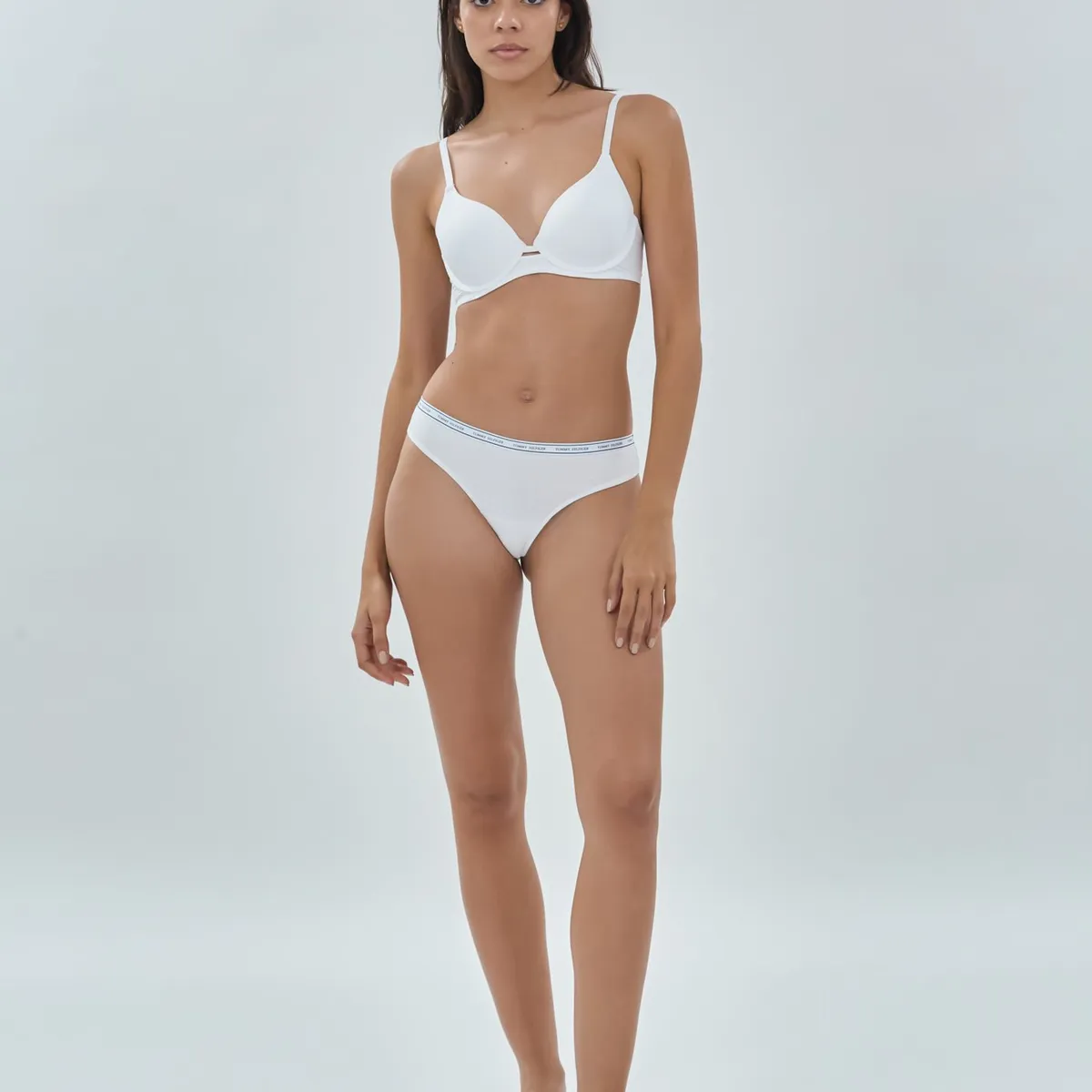 TOMMY HILFIGER - Colaless Classic Cotton Blanco Tommy Hilfiger