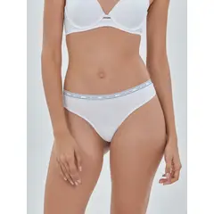 TOMMY HILFIGER - Colaless Classic Cotton Blanco