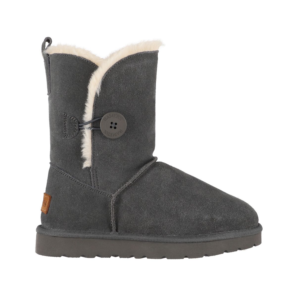 BAMERS - Botas Mujer Bamers Blast Button Cuero Gris Oscuro