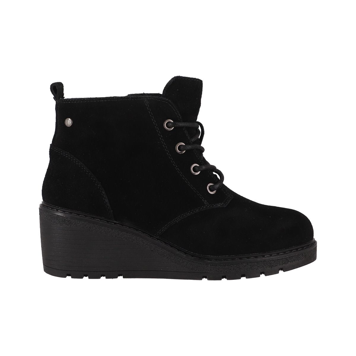 BAMERS - Botines Mujer Bamers Mérida Cuero Negro