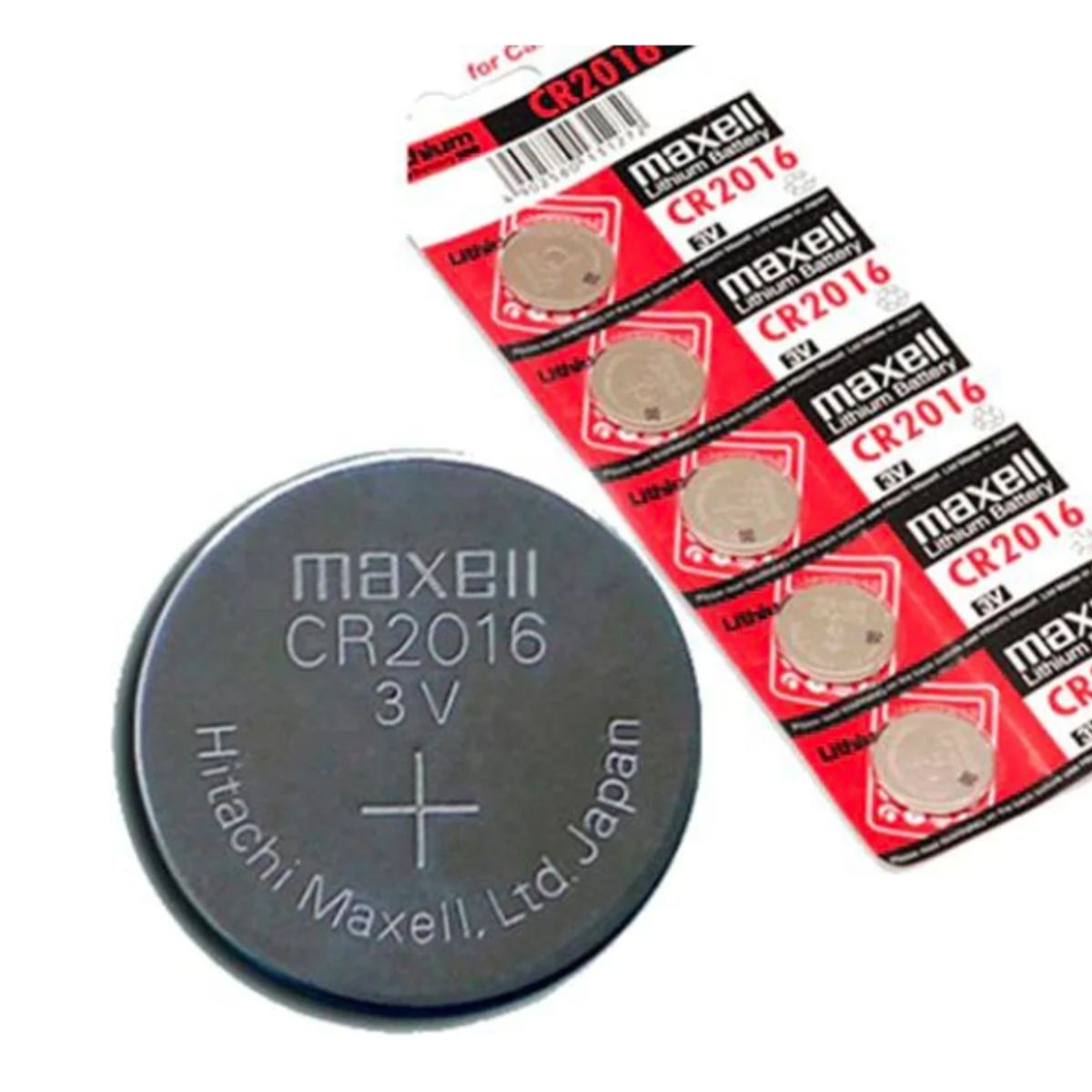 MAXELL - Blister de pila Maxell  tipo boton CR2016 3V