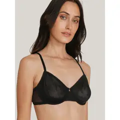 TOMMY HILFIGER - Balconette Con Encaje Negro