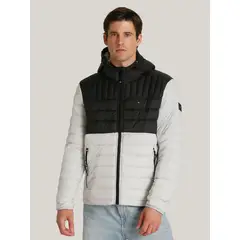 TOMMY HILFIGER - Parka Weight Quilted Colorblock Multicolor