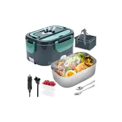 OEM - Lonchera portátil de alimentos eléctrica 1.5 Litros - Verde