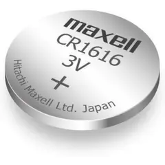 MAXELL - Blister de pila tipo boton CR1616 3V de 5 unidades