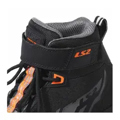 LS2 - BOTA ACRUX NEGRA NARANJA HOMBRE