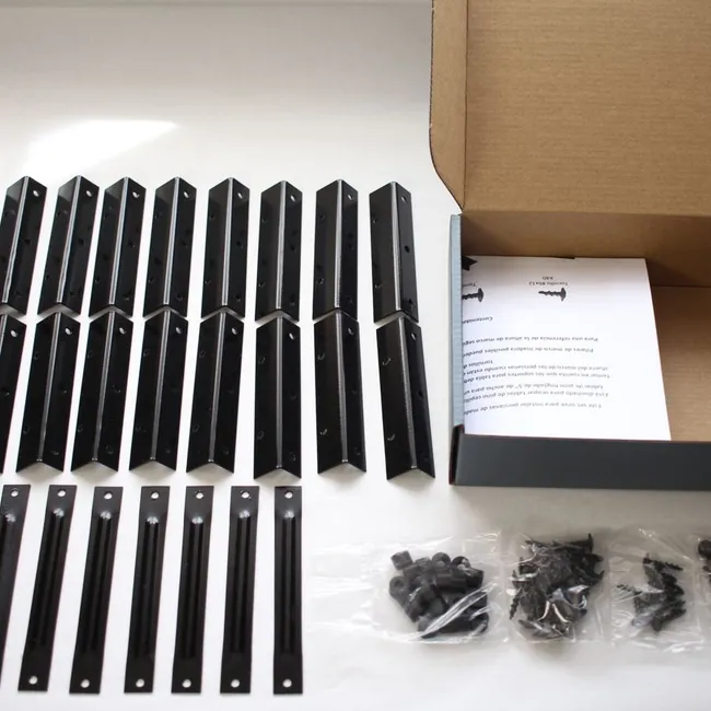 GENERICO - Kit Para CelosiaPersiana De Madera Negro