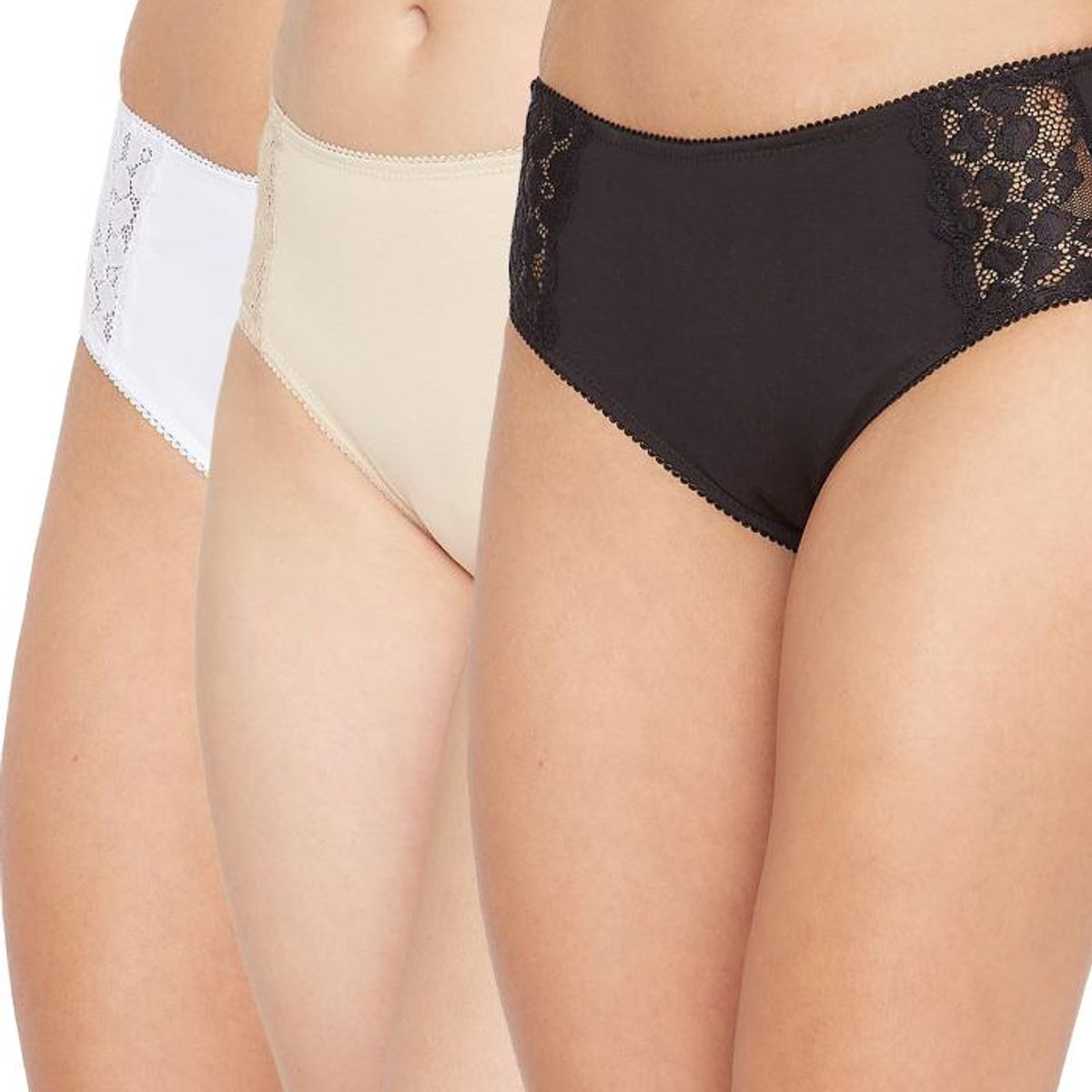 KAYSER - Pack 3x pantaleta algodón P314186-BLA Kayser