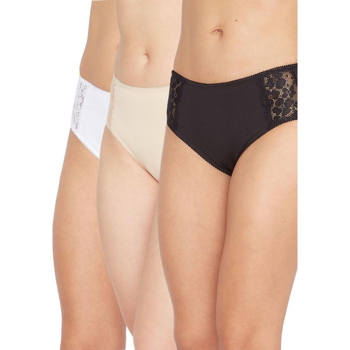 KAYSER - Pack 3x pantaleta algodón P314186-BLA Kayser